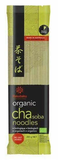 ORGANIC CHA SOBA NOO. 200G HAKUBAKU